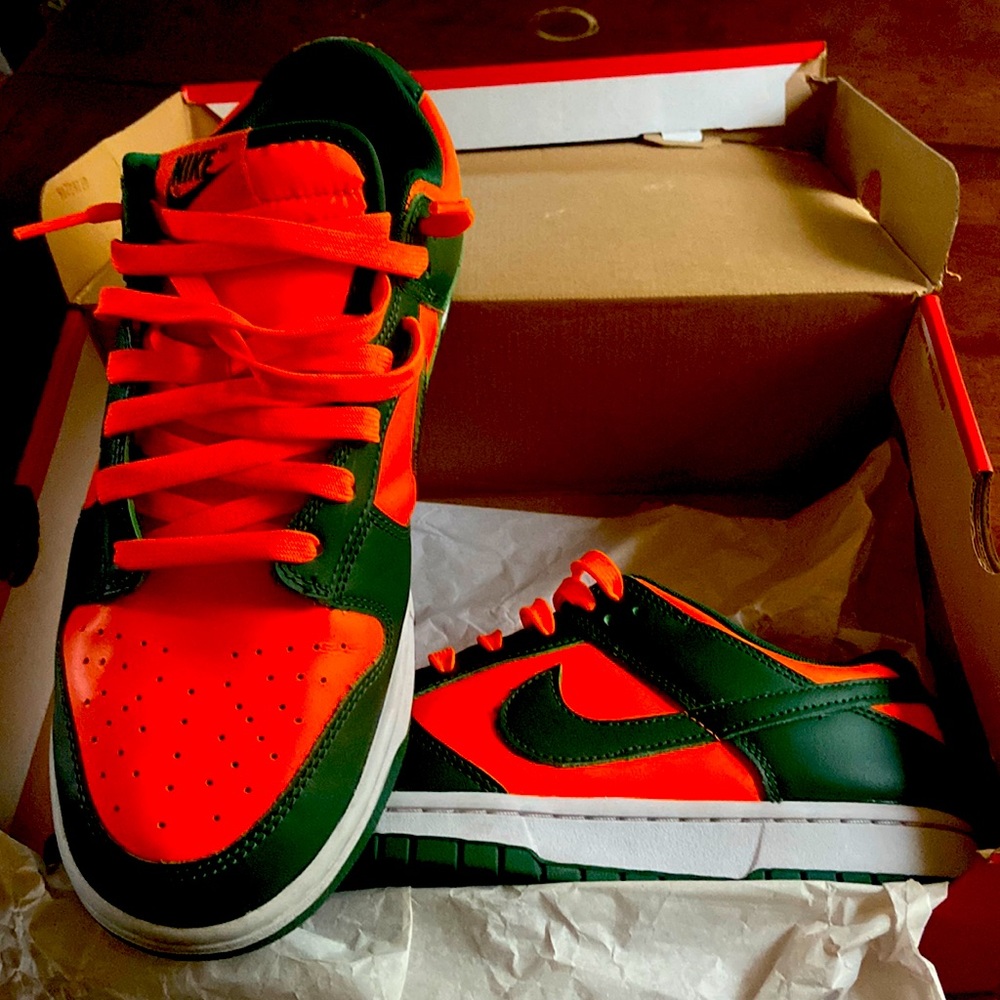 Miami hurricane dunk low 10:5